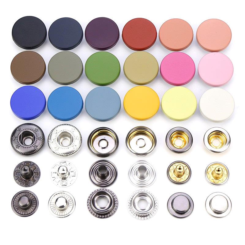 metal button clothes accessories flat golden button environmental protection clothing snap fastener factory wholesale direct sales