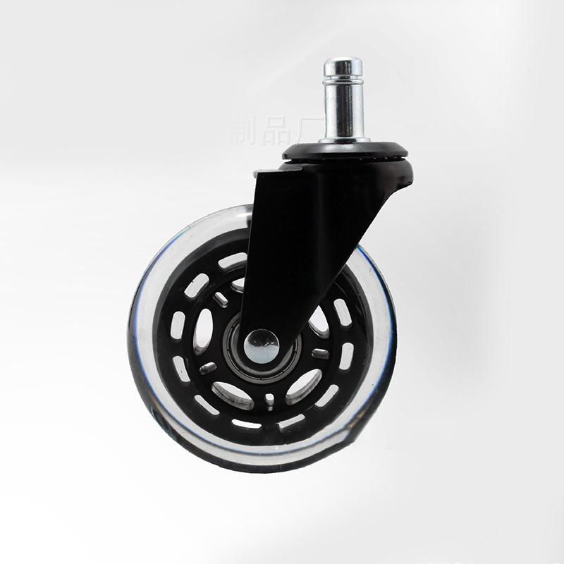 office chair transparent caster dining table wheel chair wheel game chair caster universal caster rubber wheel details Picture