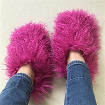 new foreign trade cross-border imitation tan sheep fur warm women's cotton slippers snow boots mongolian fur slid