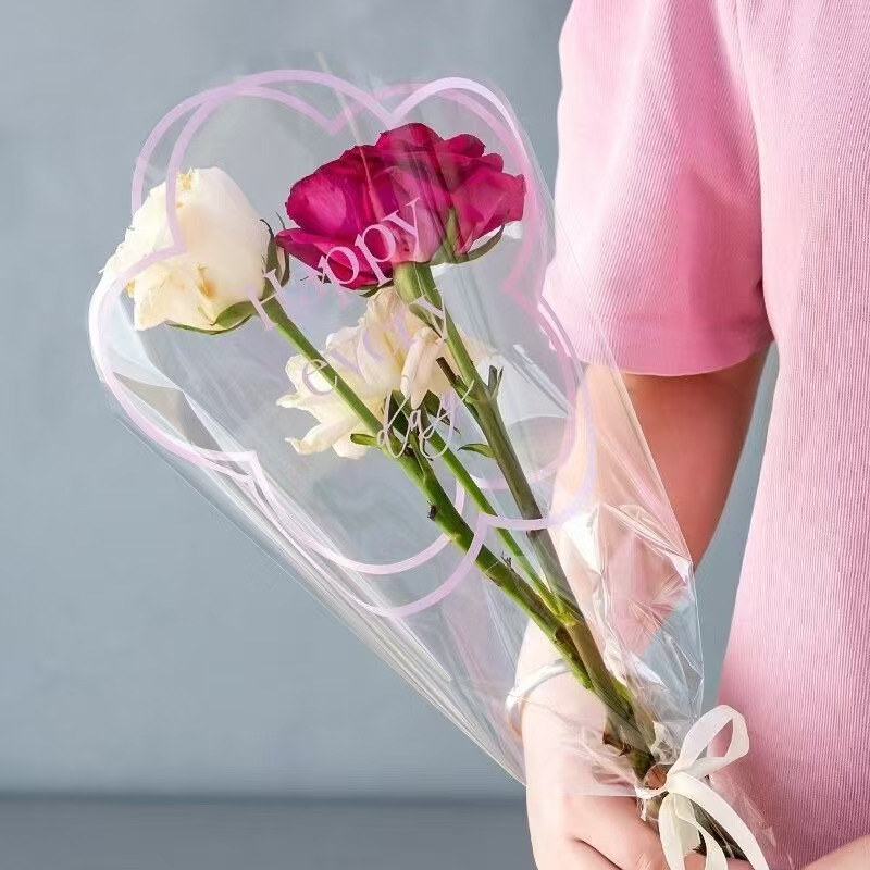 Flower packaging bags, single bag packaging detail image 4