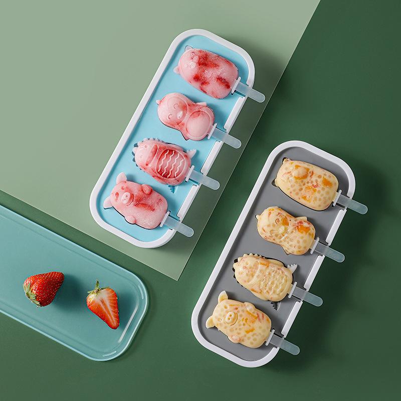 Ice Cube Mold Large Capacity Edible Silicon Ice Tray Household Ice Maker Refrigerator Ice Artifact Kitchen Tools