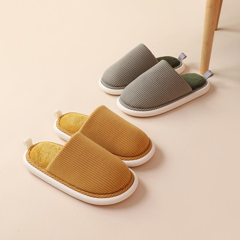 2023 cotton slippers eva women's winter poop floor fluffy slippers household non-slip factory wholesale