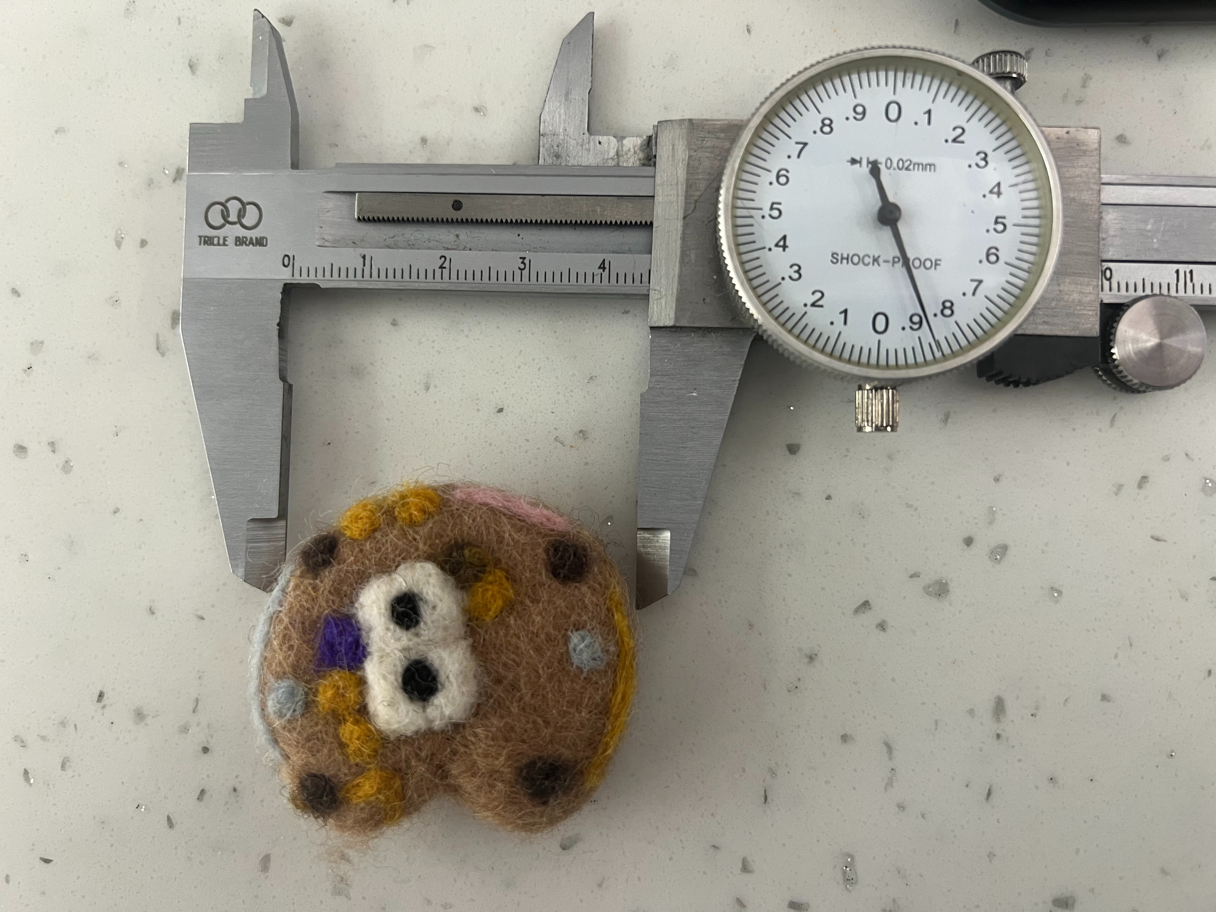 纯羊毛纯手工羊毛实心咬一口系列曲奇小饼干可爱