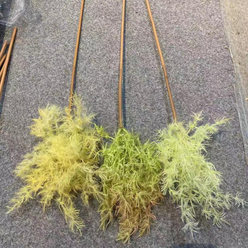 Factory store artificial flowers 黄栌 sunny grass, coral grass, fireworks, fog pine flowers, wedding flowers, soft decoration bouquets, flower matching and decoration details Picture