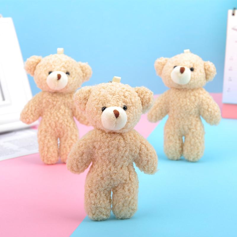 cross-border new arrival teddy plush little bear plush toys keychain kids toy clothing backpack ornament accessories wholesale