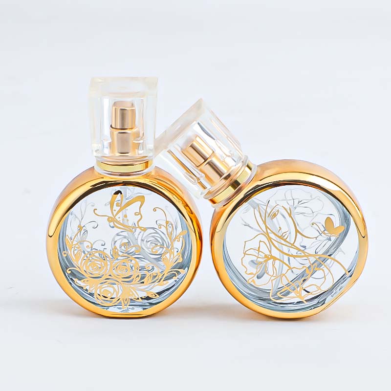 25ml sample perfume portioning bottle, high-end portable spray bottle, glass empty bottle, high-end electroplated perfume bottle pic 6