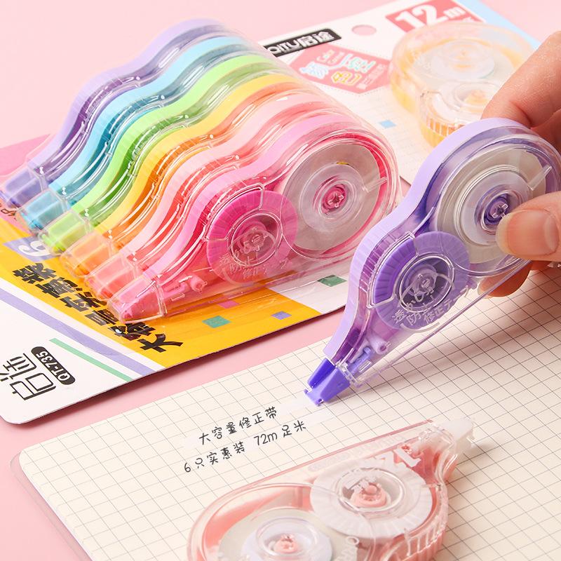 cartoon correction tape primary and secondary school students correction tape large capacity correction tape girls cute correction tape stationery wholesale