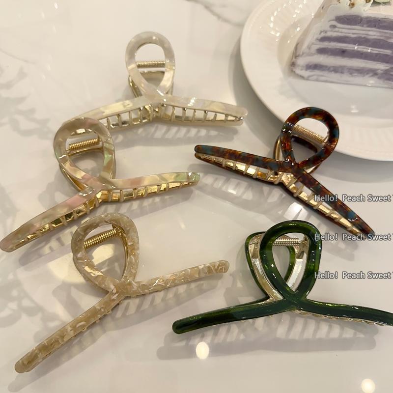 加大号14CM鲨鱼抓 发多抓的牢抓的紧~抓夹法式盘发爪子发饰细节图