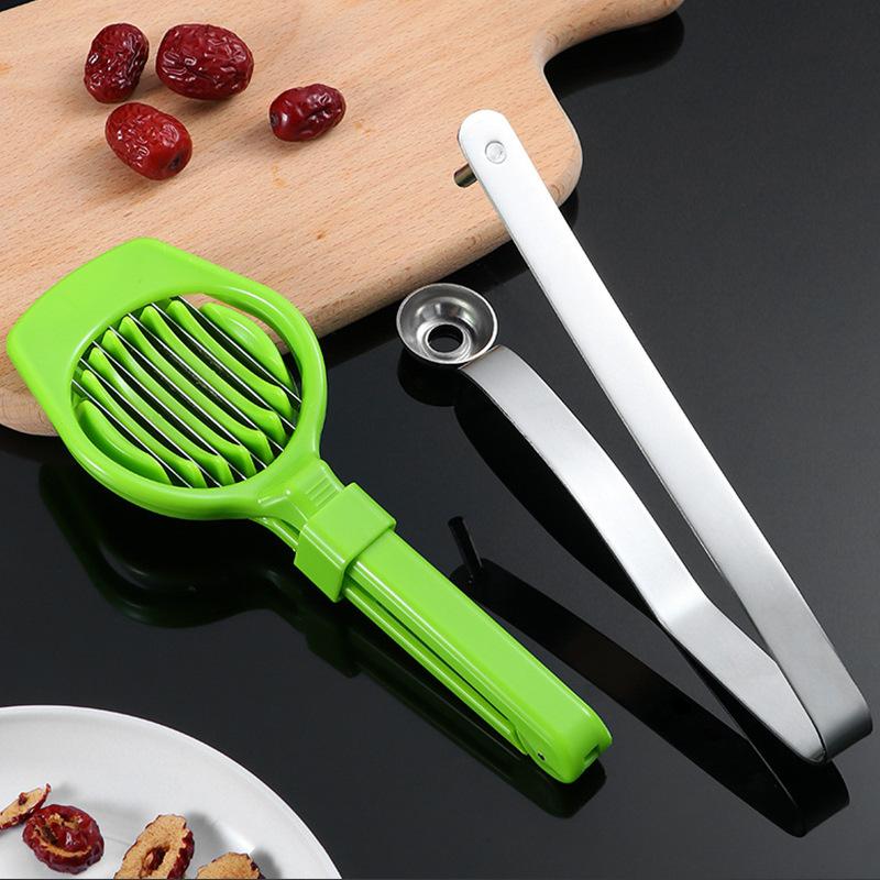 household stainless steel red dates corer slicer egg divider kitchen tools fruit corer