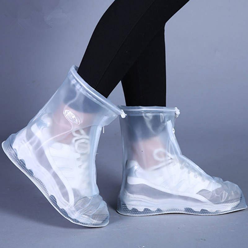 non-slip wear-resistant thickening waterproof shoe cover snow-proof anti-fouling rain-proof snow-proof men's and women's rain boots cover with waterproof layer shoe cover