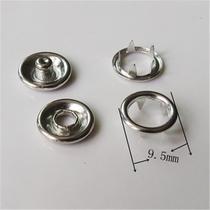 silver sea warehouse spot supply 9.5mm copper hollow five-claw buckle five-button children's clothing snap button
