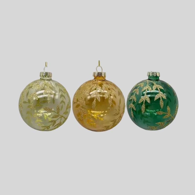 factory direct sales colorful hangable glass decorative balls birthday party christmas decoration christmas ball glass