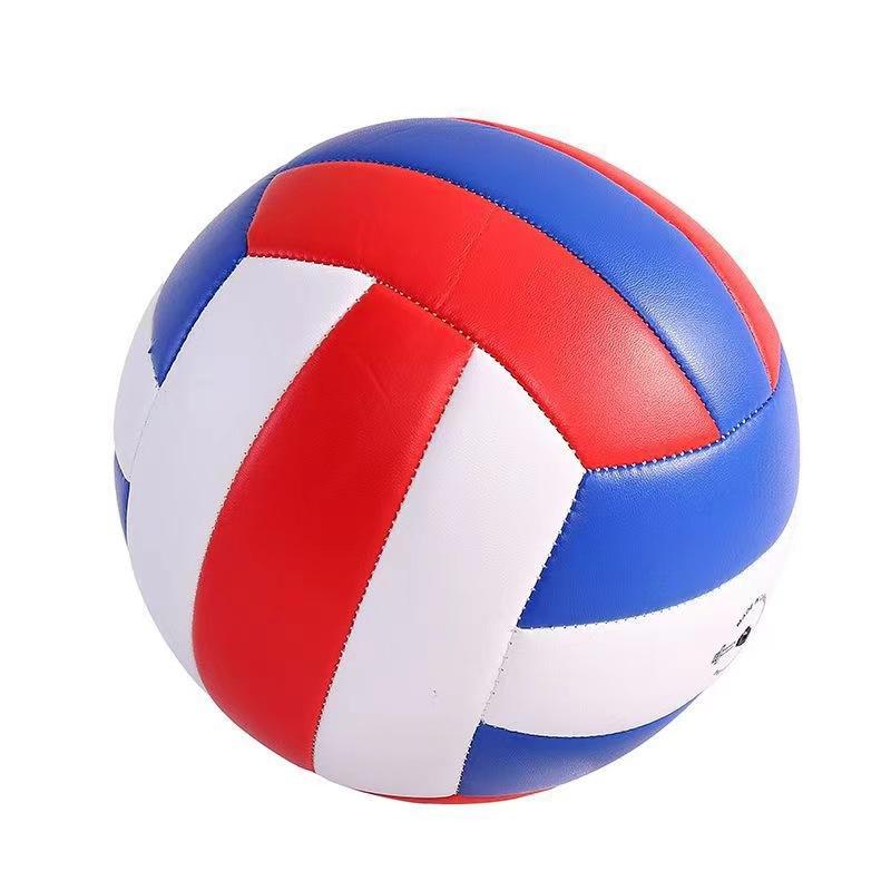 no. 5 primary school children's junior high school entrance examination beginner for training competitions soft pvc machine seam beach men's and women's inflatable volleyball details Picture