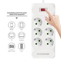 European Standard Cross-Border Power Strip Multi-Functional Power Strip Home Office Power Strip Patch Board Power Strip USB Smart Socket
