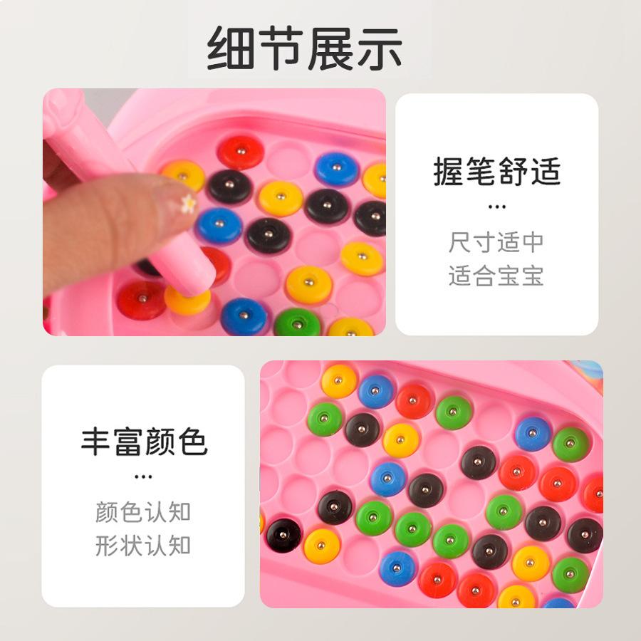 cross-border foreign trade internet celebrity children's toys baby boy educational toys magnetic pen using drawing board stall toys wholesale details Picture