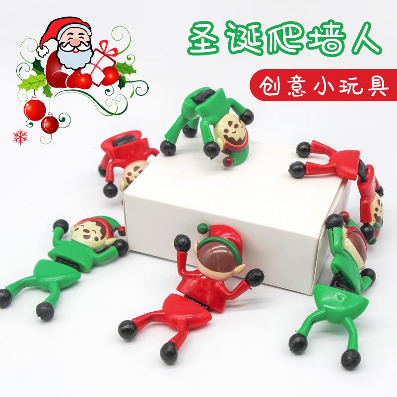 christmas kids style wall climbing man sticky spider man tilting villain children stress relief toys