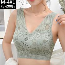 thin beautiful back chest-wrapped vest for women push up underwired padded breast holding base plus size seamless bras underwear