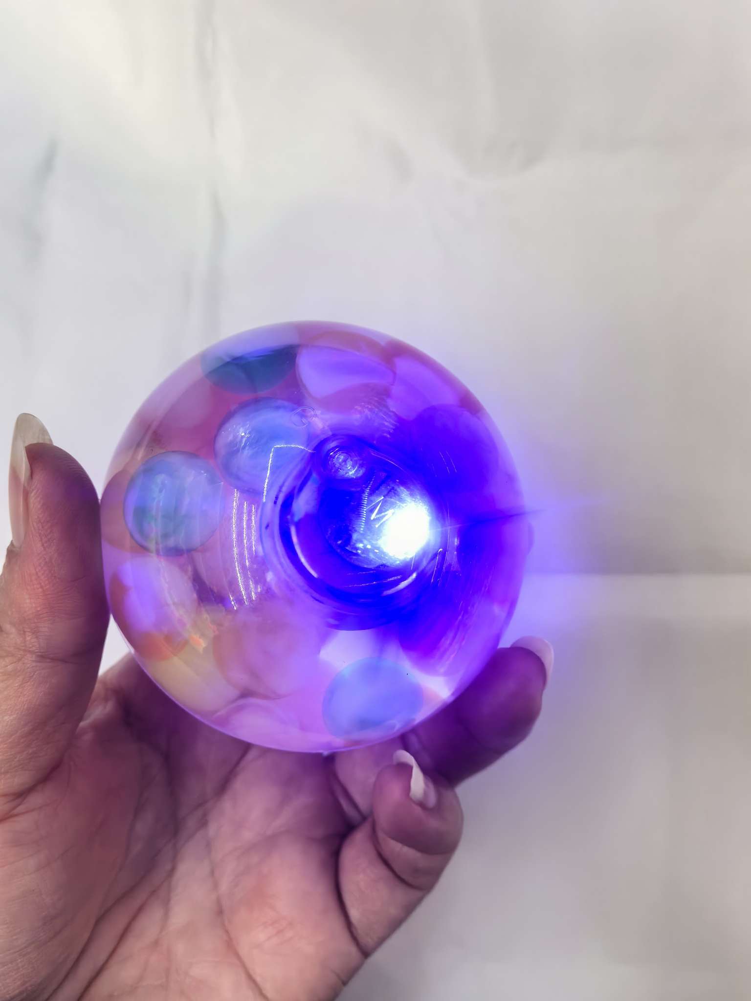 电子发光水球 玩具地摊热销 夜市发光玩具 童趣互动游戏道具产品图