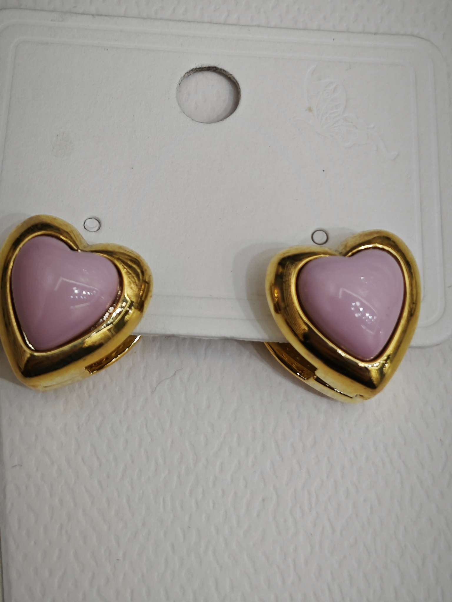 独特设计 时尚耳饰 精致饰品 女士粉色爱心 优雅耳环装饰品 美丽耳饰礼物耳饰饰品耳饰