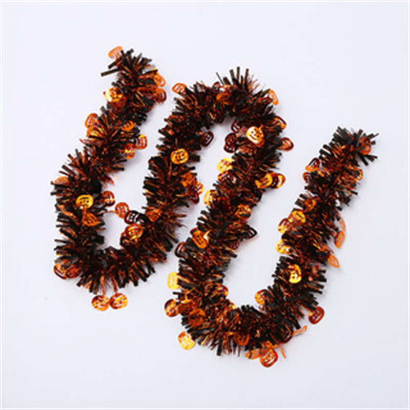 拉花/雨丝帘/门帘/纸花装饰/拉菲草细节图