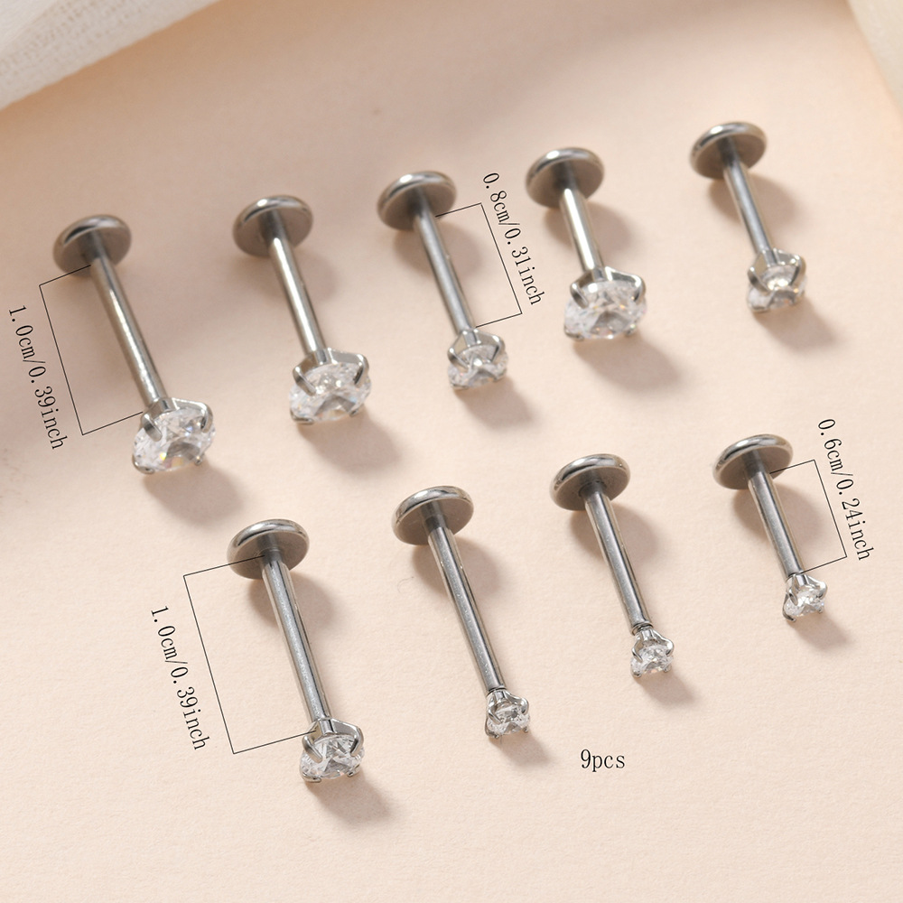 钛合金唇钉细节图