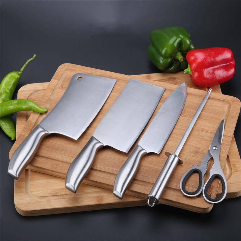 yangjiang knife set chef knife stainless steel slicer kitchen knife meat cutting kitchen knife bone cutting knife gift fruit knife
