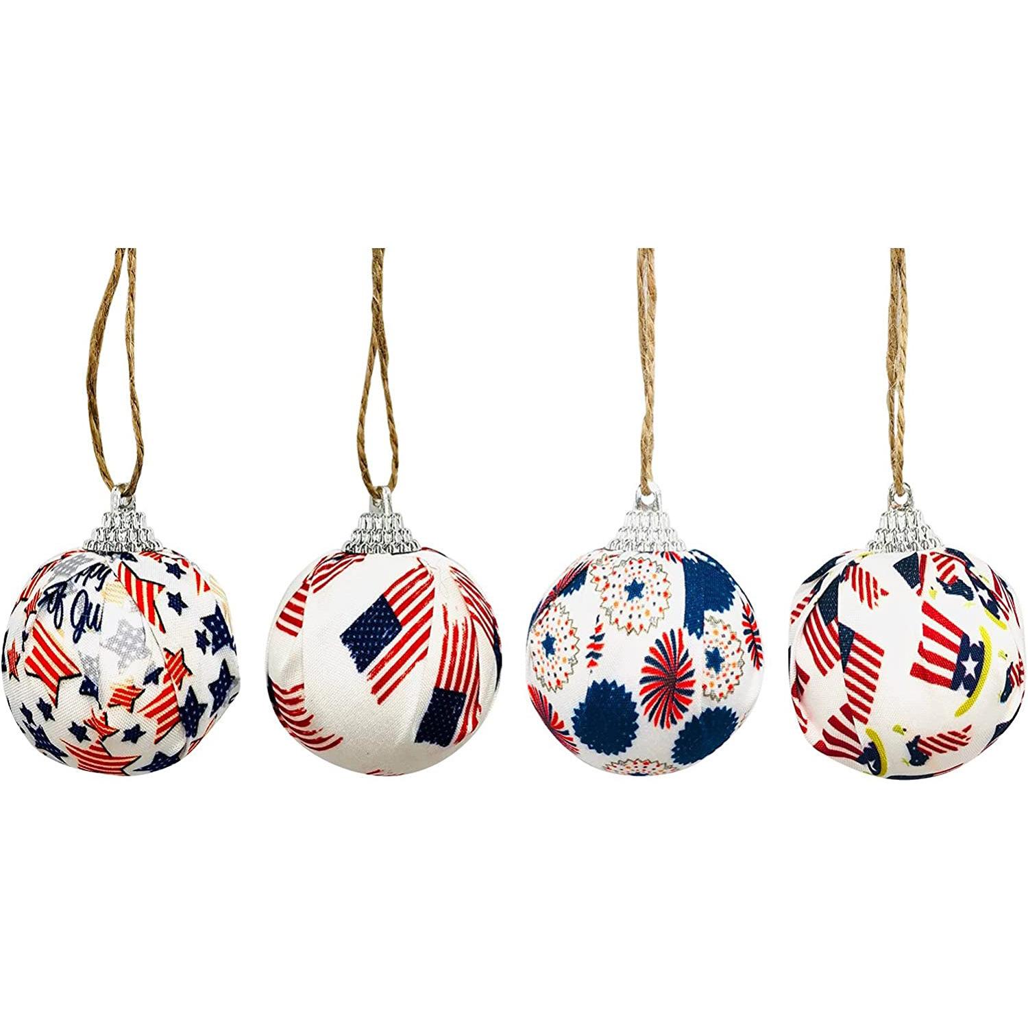 amazon hot independence day theme pendant independence day decorations christmas ball interior decoration foreign trade hot selling product