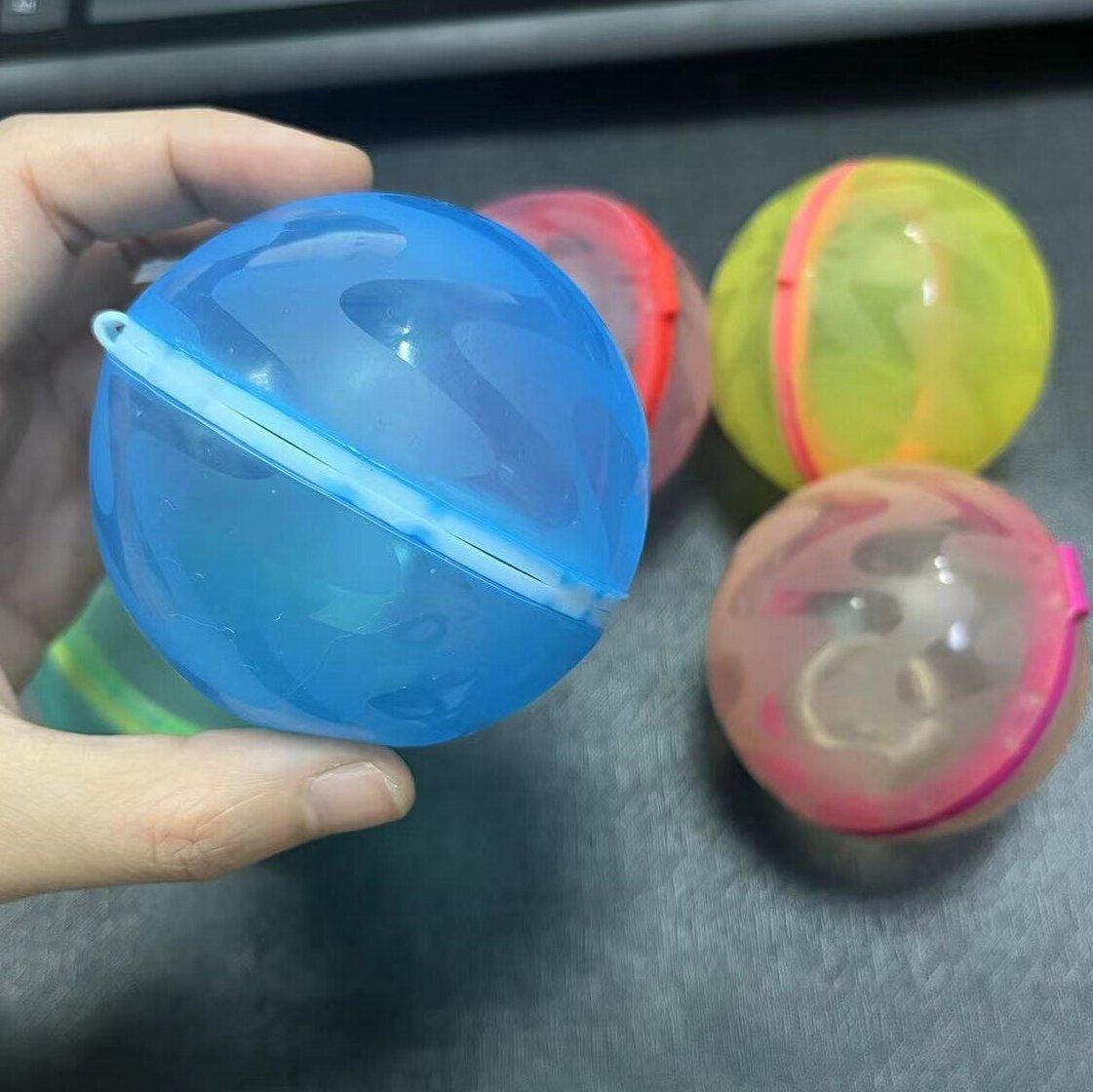 silicone balloon magnet water ball silicone quick water injection in stock water fight toy 16 magnetic new details Picture
