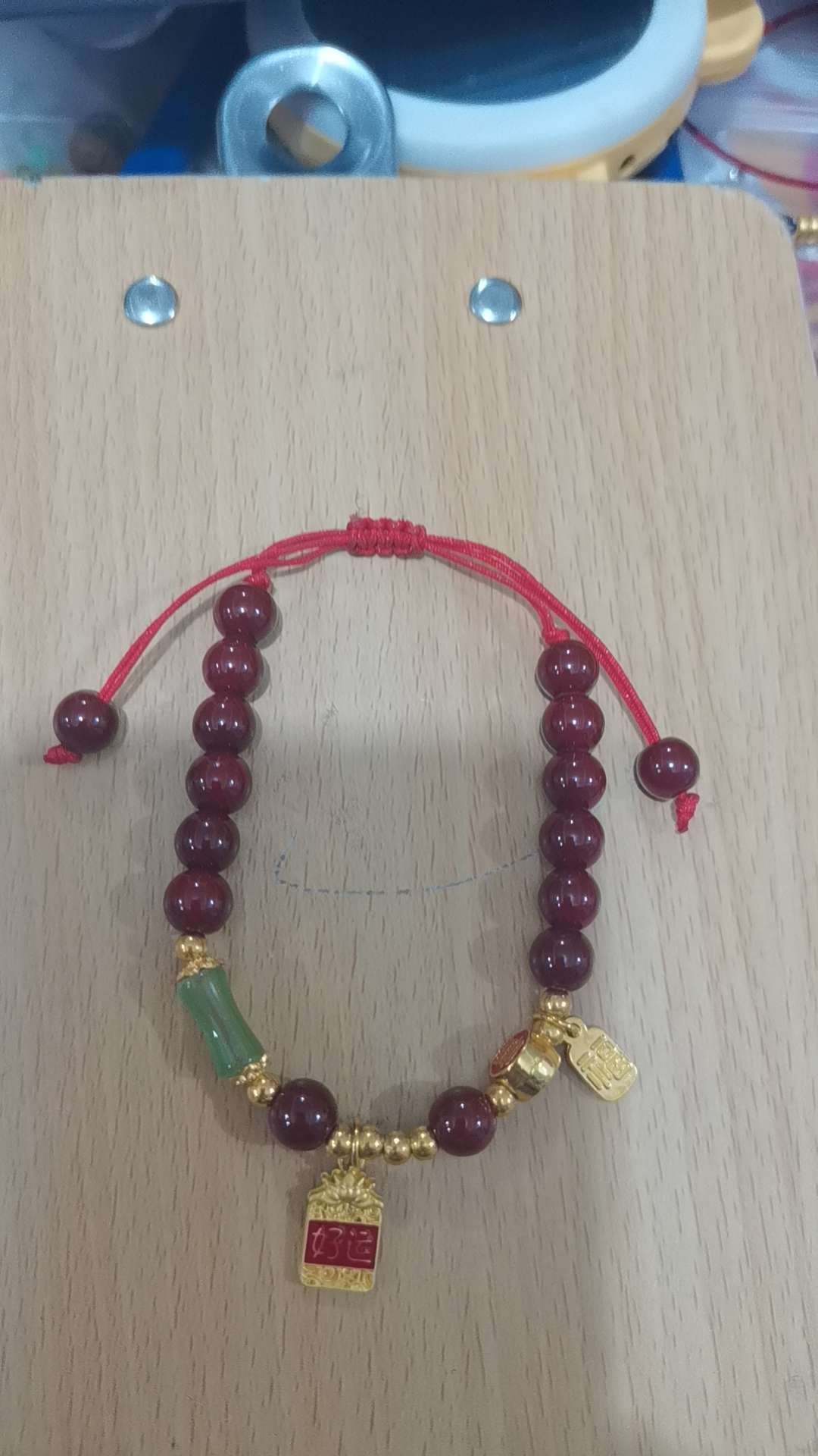 新款中式叠戴水晶弹簧手链 女士时尚饰品 手饰手串女款优雅风情手链手串女叠戴新中式