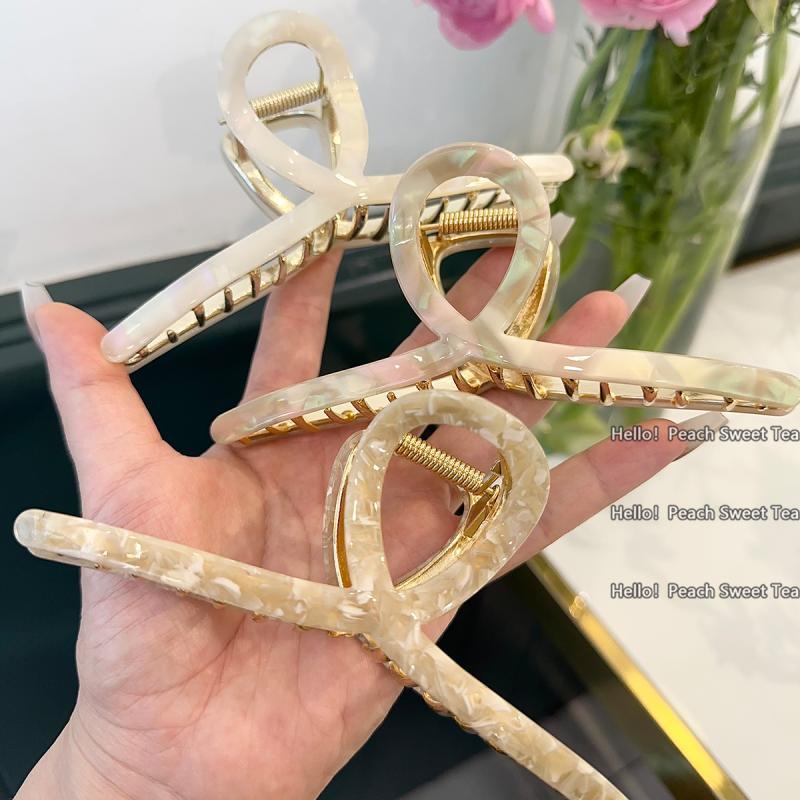 加大号14CM鲨鱼抓 发多抓的牢抓的紧~抓夹法式盘发爪子发饰产品图