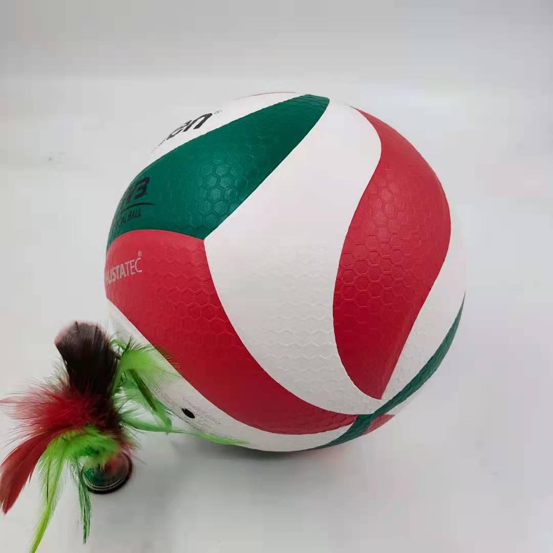 printed logopu volleyball embossed absorbent training competition international ultra-light new rebound good track match volleyball details Picture