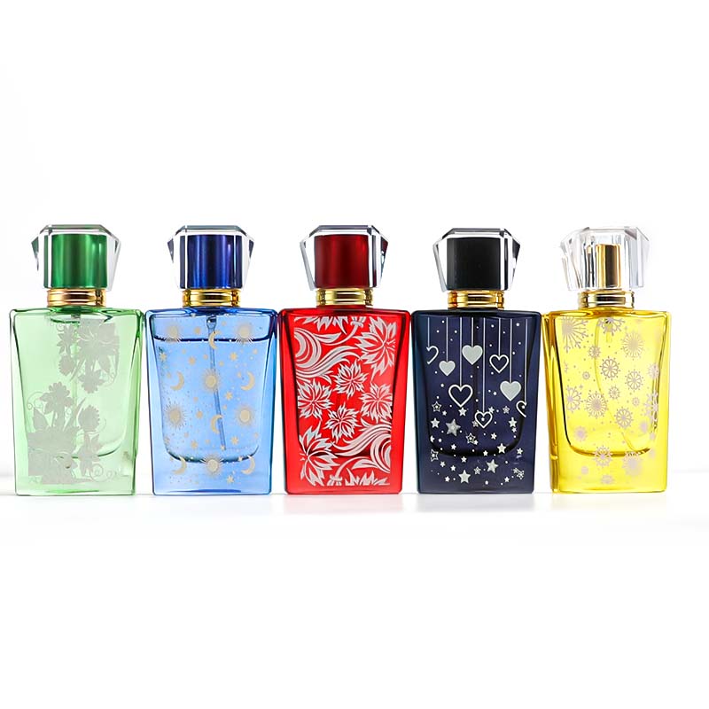  厂家批发50ml香水瓶喷色半透明瓶子旅行便携分装瓶化妆品喷雾瓶详情7