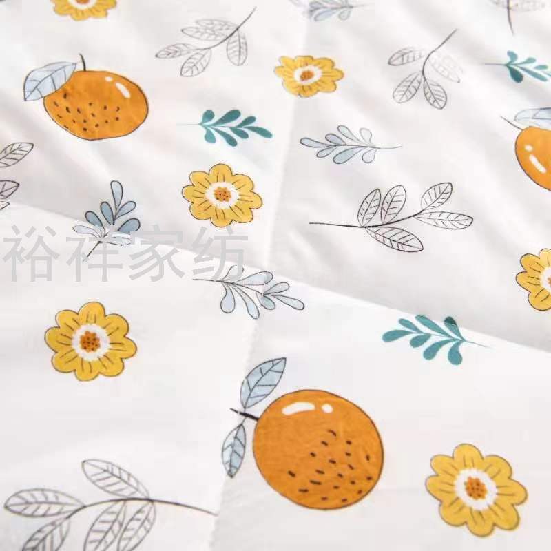 Class a bubble yarn summer cooling quilt four-piece set, summer air-conditioned quilt, washable quilt, summer quilt gift, summer quilt customizable size details Picture