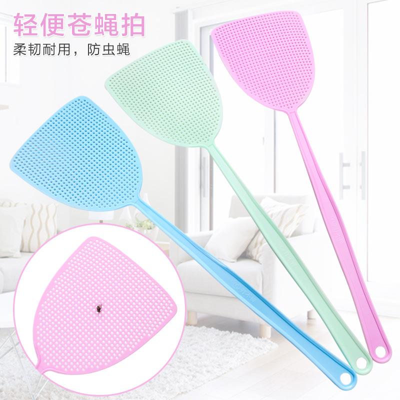 summer plastic fly swatter mosquito swatter durable mesh long handle manual fly swatter fly swatter mosquito swatter wholesale