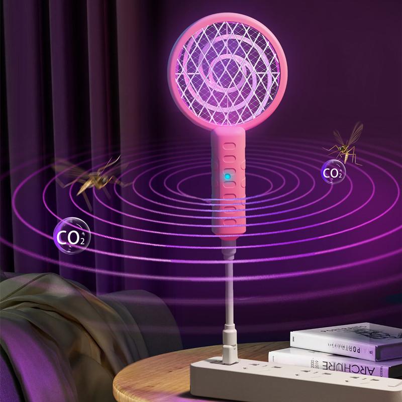 new mini round usb electric mosquito swatter automatic mosquito trap mosquito swatter mosquito trap 2-in-1 mosquito killer mosquito repellent