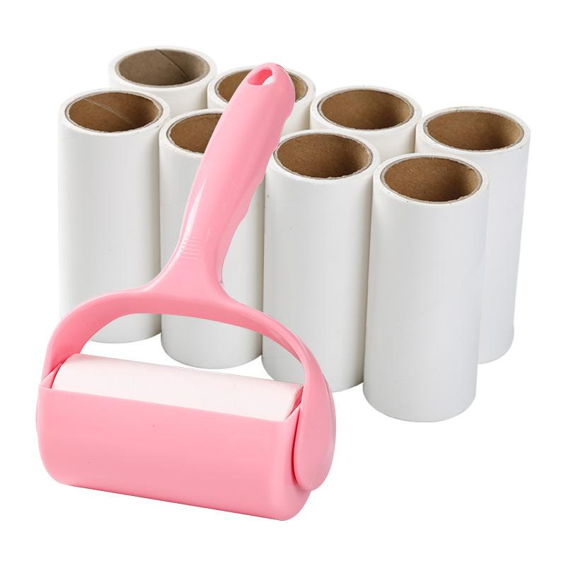 Factory Direct Sales Tearable Sticky Hair Roller Portable Sticky Clothing Pet Hair Picker Hair Remover Roller Dusting Brush