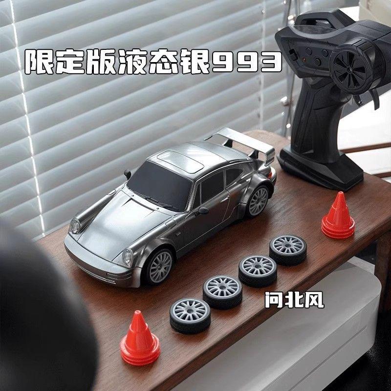 best-seller on douyin ask north wind liquid silver half proportion throttle rc remote control car entry drift remote control high speed car model details Picture