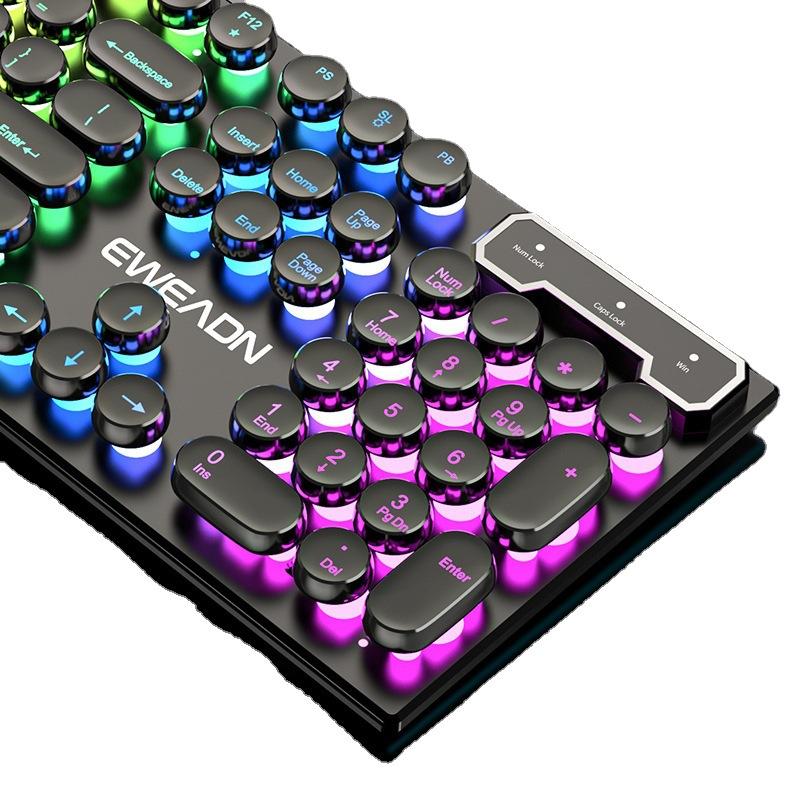 prewalker gx30 keyboard mechanical feeling wired rgb punk e-sports games office computer peripheral cross-border Item Picture