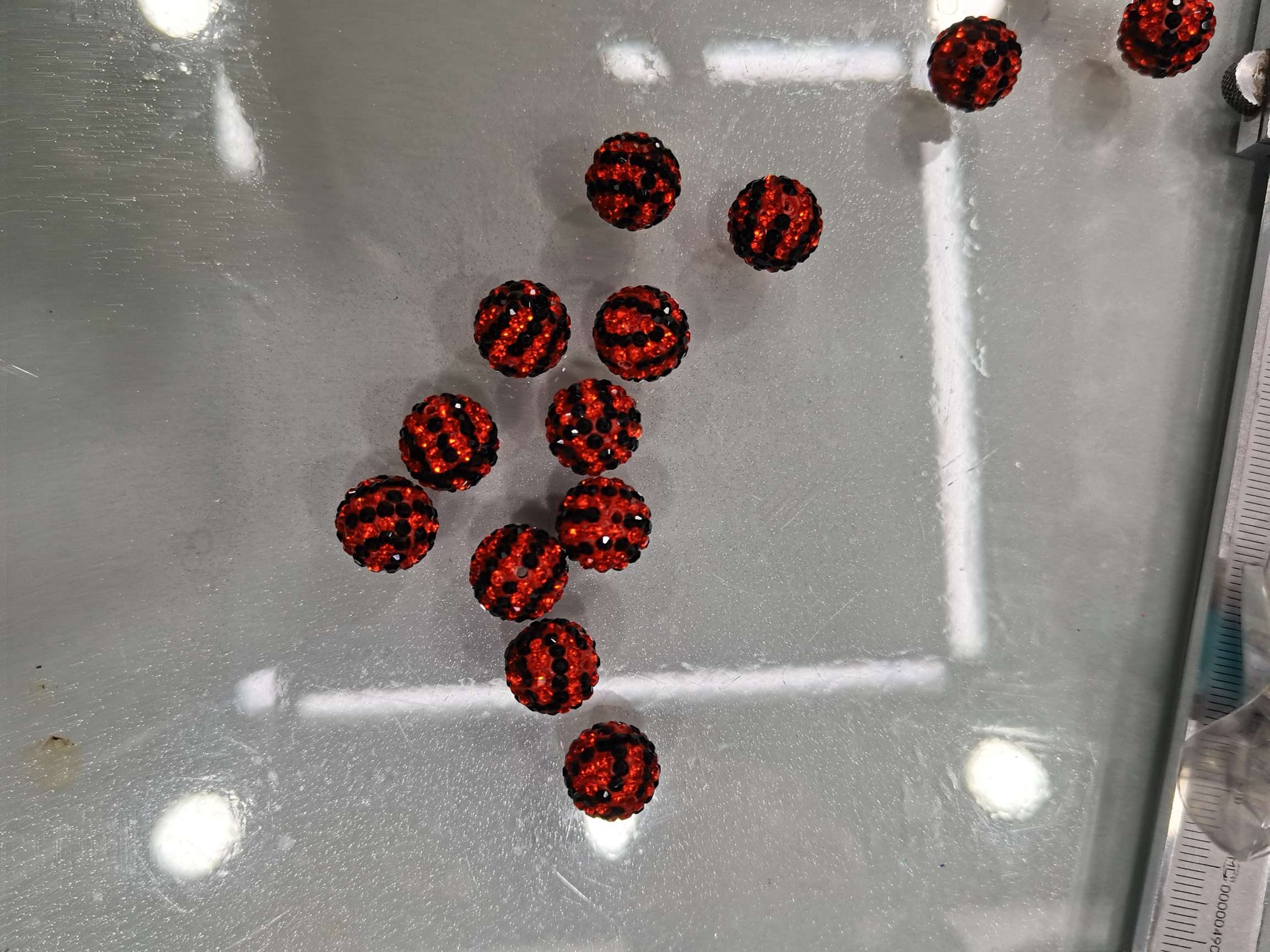 10mm clay dot diamond basketball-themed small accessory Specification image