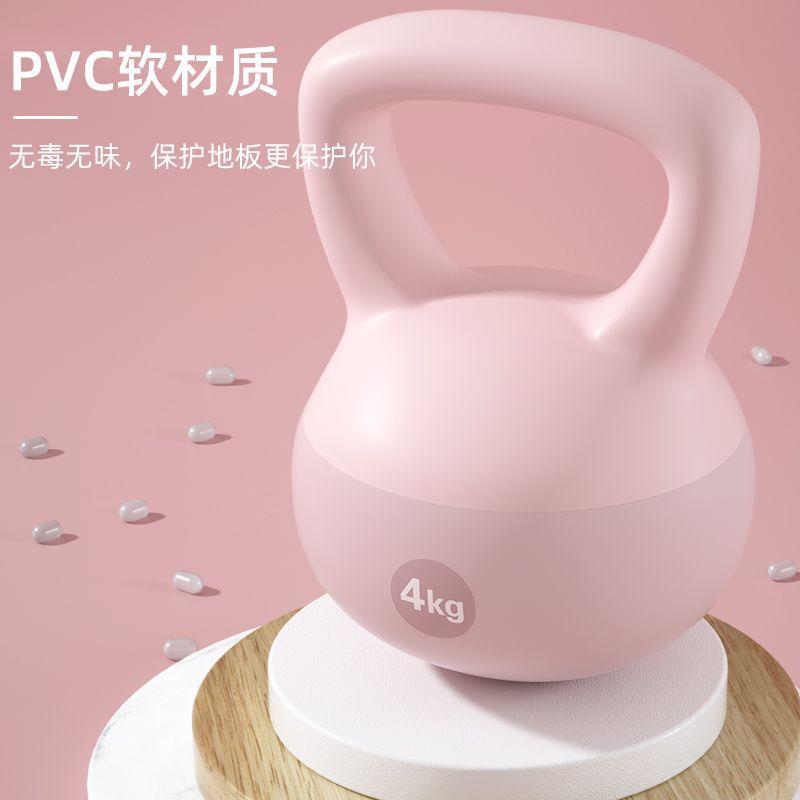 dumbbell equipment fitness kettle-bell women's fitness equipment home squat strength training men's sports soft bottom pot ling