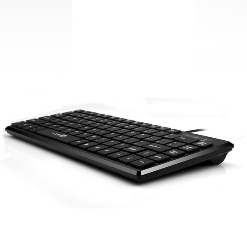 laptop keyboard 87 keys keypad usb wired single keyboard black white chocolate button keyboard cross-border details Picture