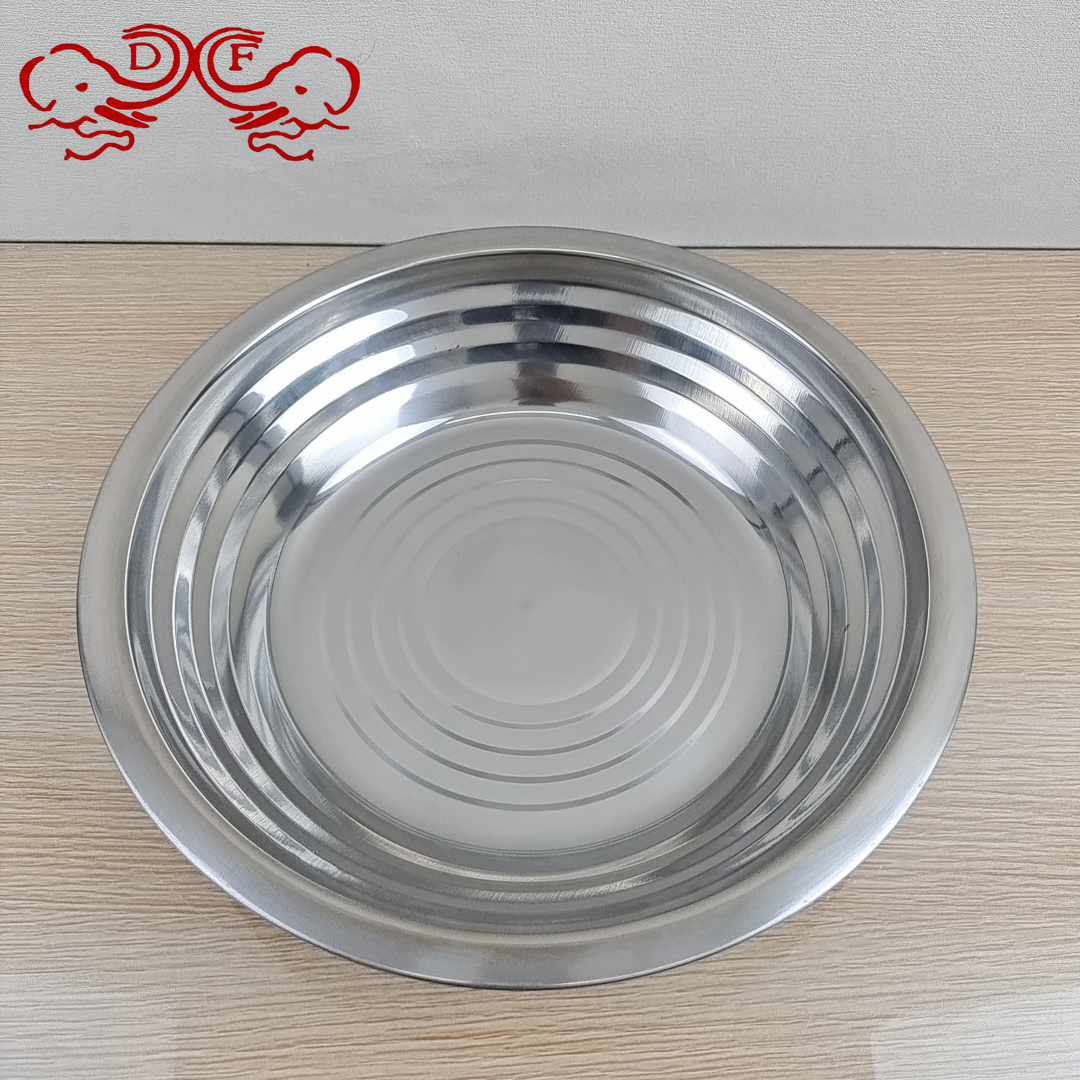 قرص DF68831 حساء كوري غير قابل للصدأ مزود بطحن دائري على شكل طحن دائري لمطبخ سلطة البيض Specification image