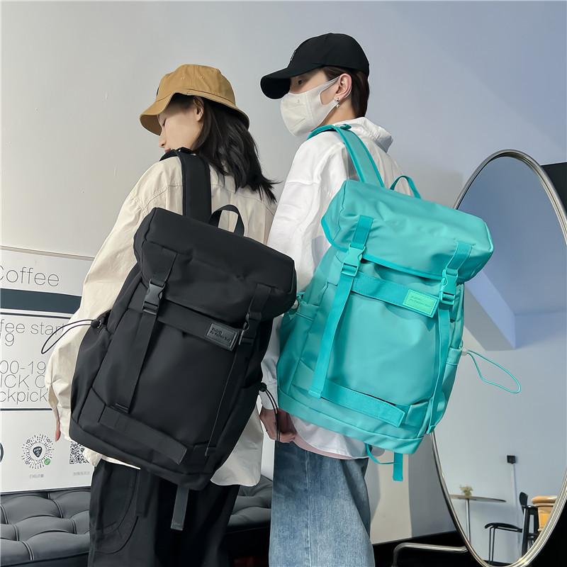 backpack trendy cool casual large capacity storage multifunctional student backpack men and women same outdoor travel mountaineering bag