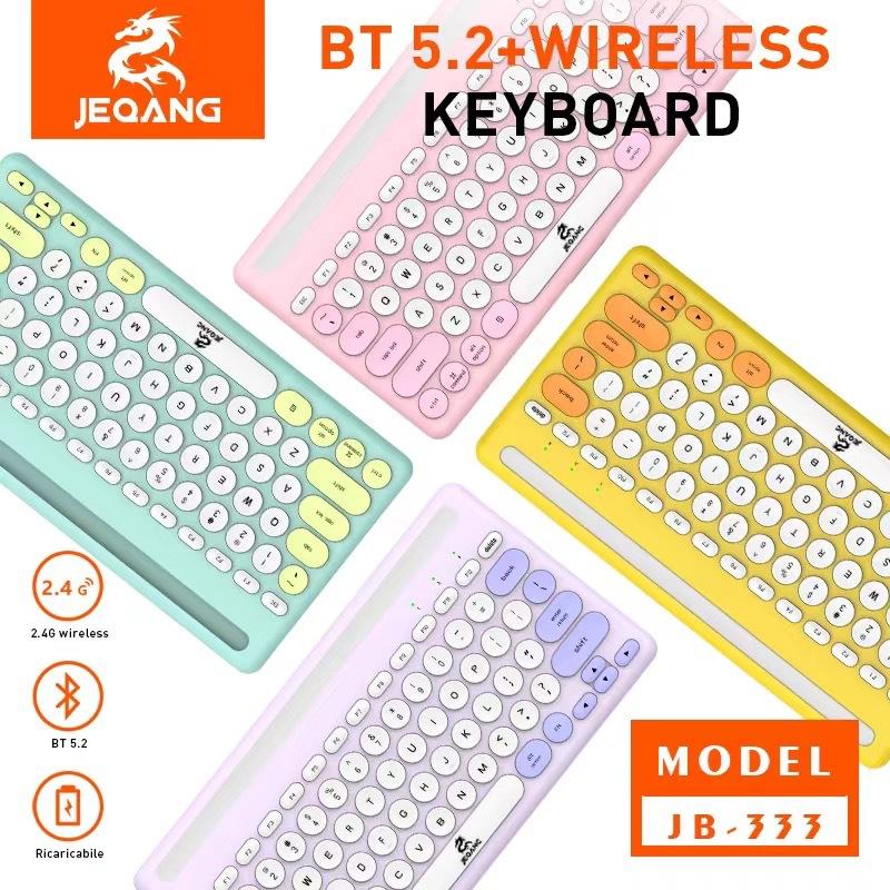Cross-Border Rechargeable Bluetooth Wireless Chocolate Keyboard with Card Slot Office Mute Laptop Computer Tablet details Picture