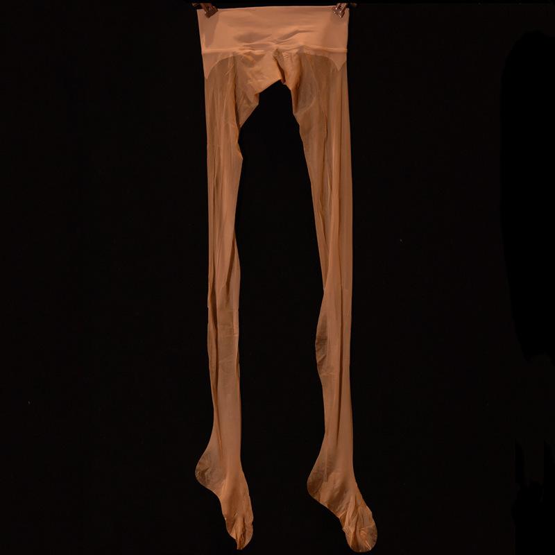 Aurora Silky Shiny 1D Ultra Thin Sexy Pearlescent Pantyhose 360 Seamless Toe Transparent Invisible Female Black Silk Stockings Specification drawing
