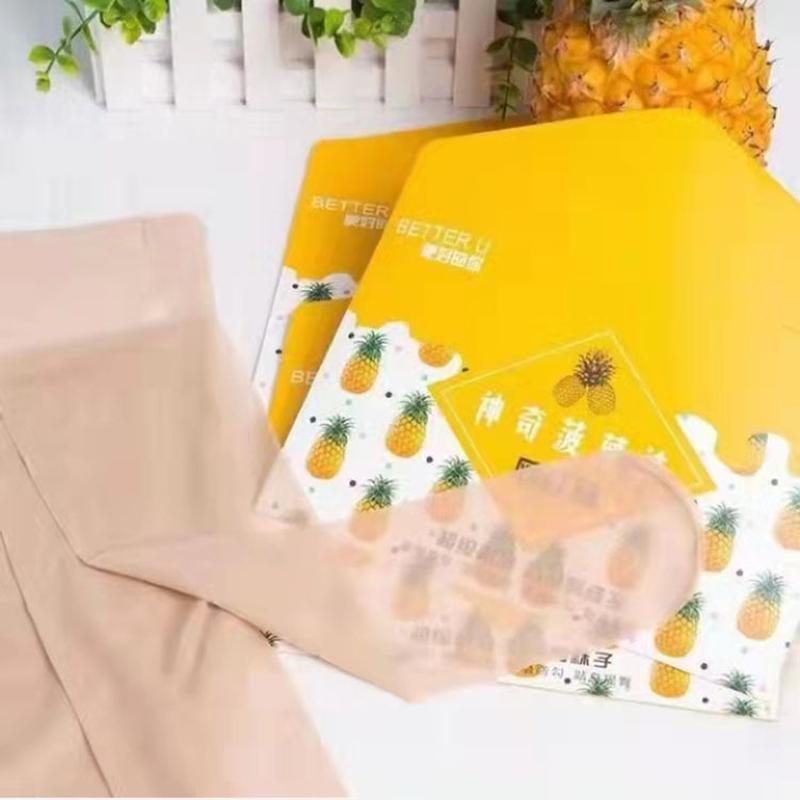 online celebrity pineapple socks black stockings women's spring and summer thin anti-snagging silk pantyhose anti-wolf arbitrary cut light leg artifact wholesale full figure