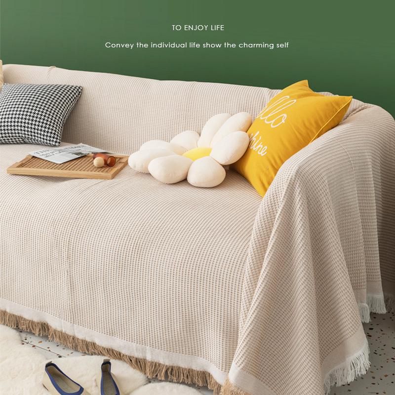 ins style universal sofa towel sofa cover cover towel cotton yarn sofa cover cloth all-inclusive full covered sofa cover blanket Application Scenario