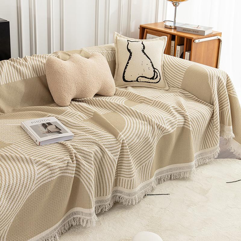 Ins Style Sofa Cover Towel Simple Modern Sofa Cover Sofa Cover Cloth Nordic Style All-Inclusive Universal Sofa Cover Towel full figure