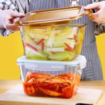 glass crisper soup bowl bento lunch box microwave oven work girl tableware refrigerator pickles sealed storage box cans
