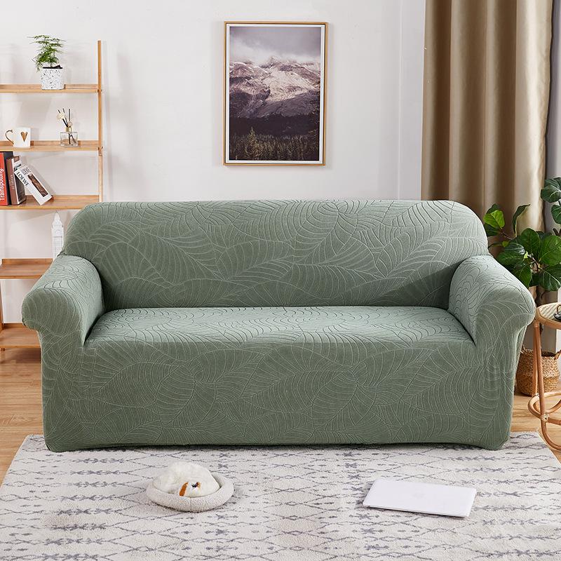 Sofa Cover Solid Color Sofa Towel Waterproof Embossed Dust Cover Jacquard Sofa Cover All-Inclusive Lazy Sofa Cover Wholesale Specification drawing